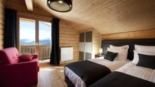 chalet mont soleil, chalet privé ocean peak la plagne