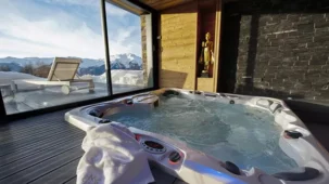 chalet mont soleil, chalet privé ocean peak la plagne